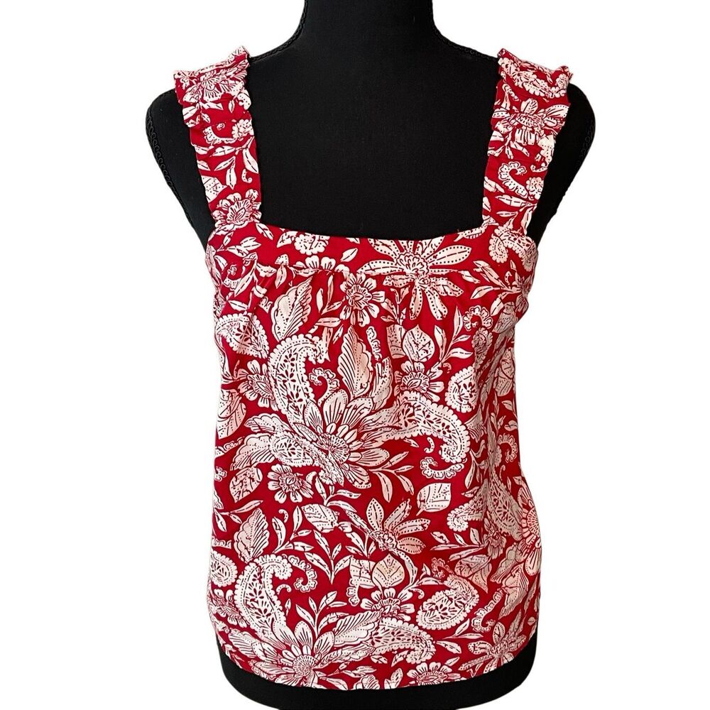 Loft Women’s Flowered Halter Tank Top - Picture 2 of 14
